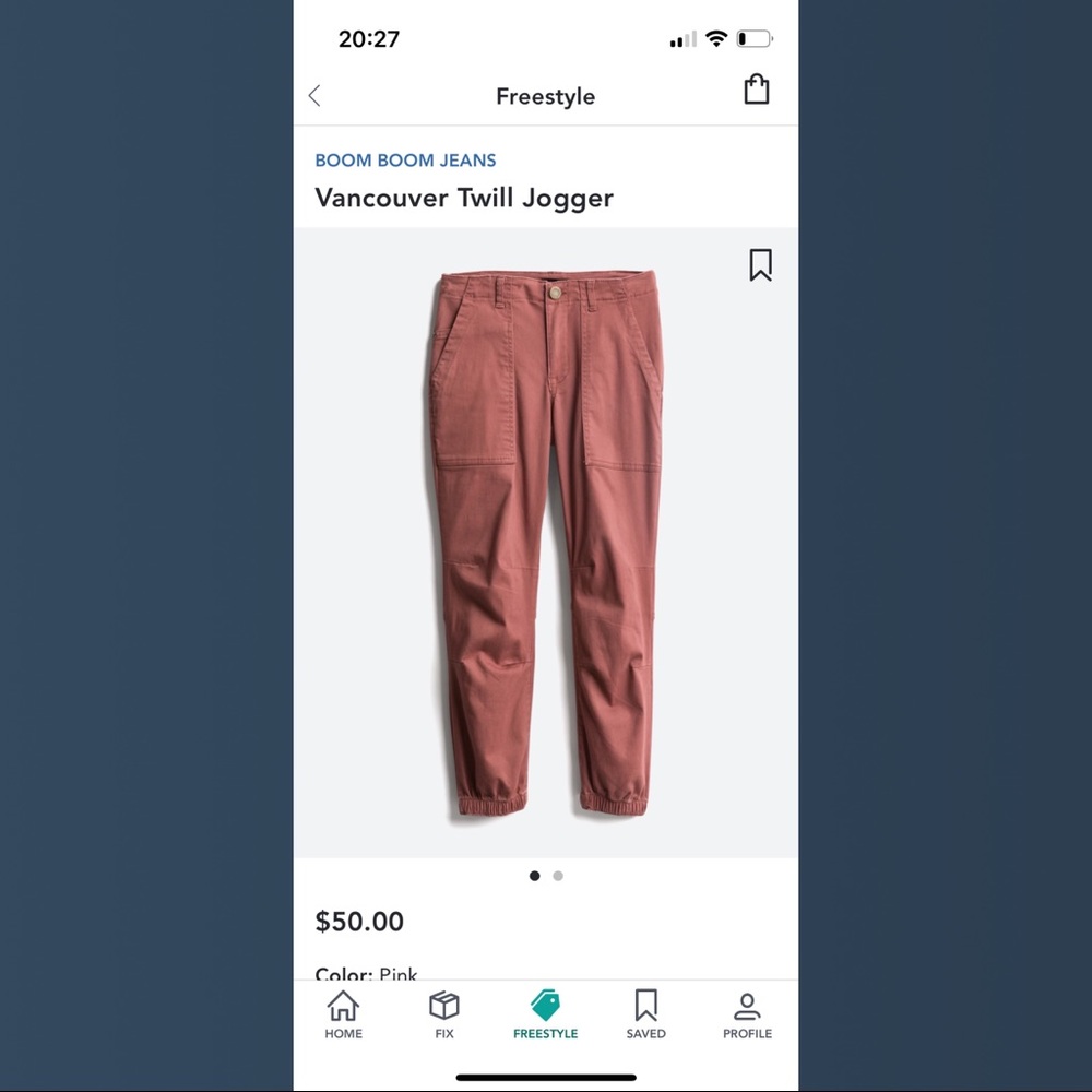 Boom Boom Jeans, Twill Jogger, Worn Once